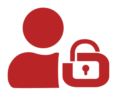 padlock and figure