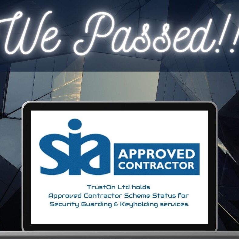 We passed